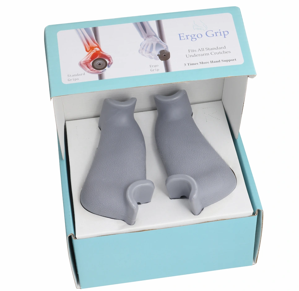 Ergo Grip displayed in an opened box, ready for use