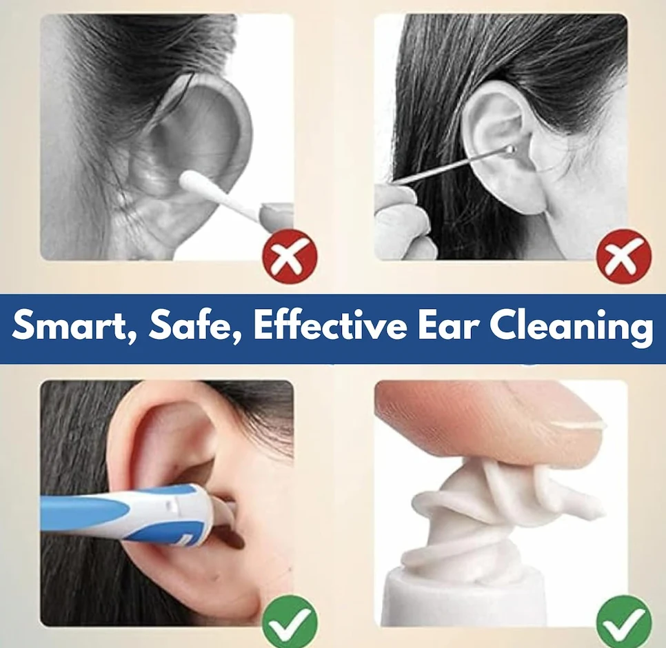 comparison between cotton swabs and smart swab ear cleaner